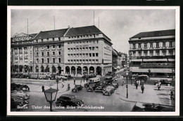 AK Berlin, Strassenverkehr In Der Friedrichstrasse Mit Haus Der Schweiz  - Mitte