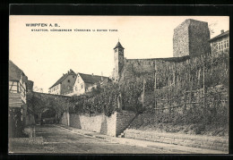 AK Wimpfen, Stadttor, Nürnberger Türmchen U. Roter Turm  - Bad Wimpfen