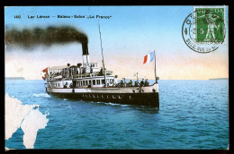 14694 - SUISSE - LAC LEMAN - Bateau - Salon - LA FRANCE - Interlaken