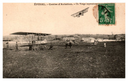 Centre D'Aviation Epinal Dogneville - Un Virage Impressionnant  (Testart éditeur) - Epinal