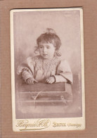 Ancienne Photographie XIXe CDV J.B. Beynie Brive Portrait Enfant Petite Fille - Alte (vor 1900)