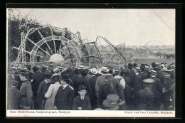 AK Echterdingen, Luftschiff Nach Dem Brand Am 8. August 1908  - Zeppeline