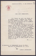 Lettre "Ministère De La Justice" Datée 23 Décembre 1916 De SAINTE-ADRESSE Adressée Au Commandant Louis Du Pont, Adjoint  - Historical Documents