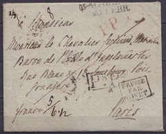 LAC Datée 19 Février 1820 De MAGDEBOURG Pour PARIS - Griffes "MAGDEBURG /20.FEBR.", "PP" & [Ps.Ps.] - Marque [PRUSSE PAR - Préphilatélie