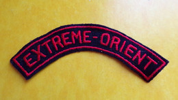 Banane Tissu Titre De Bras EXTREME ORIENT (indochine) Original 1946/54, LONGUEUR 10 CM , BON ETAT VOIR PHOTO . POUR TOUT - Patches