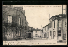 CPA Nueil-sous-les-Aubiers, Sortie Par La Route De Cerizay  - Cerizay