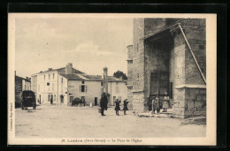 CPA Coulon, La Place De L`Eglise  - Otros & Sin Clasificación