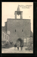 CPA Parthenay, Porte De L`Horloge, Cote De La Citadelle  - Parthenay