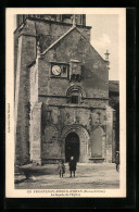 CPA Frontenay-Rohan-Rohan, La Facade De L`Eglise  - Rohan