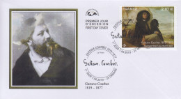 Enveloppe  FDC   1er  Jour   FRANCE    Oeuvre  De   Gustave  COURBET     ORNANS   2019 - 2010-2019