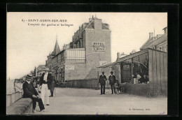 CPA St-Aubin-sur-Mer, Comptoir Des Gaufres Et Berlingots  - Saint Aubin