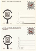 Poland Postcard Cp 641 Set.2: PZF Polish Philatelic Association - Stamped Stationery