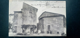 06 , Mougins ,  La Place Et Maison Ou Est Né Le Commandant Lamy....1905 - Mougins