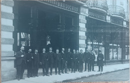 MAGASIN LUSSEAU ET BAUDICHON DEVANTURE CARTE PHOTO - Chinon