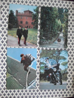 LOTTO DI 4 CARTOLINE CARTOLINA - POSTCARD - DA COLLEZIONE - CARABINIERI MOTOCICLISTA PARACADUTISTA RONDE - Polizei - Gendarmerie