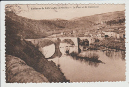 LES VANS - ARDECHE - LE PONT ET LE CHASSEZAC - Les Vans