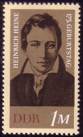 1814 Heinrich Heine 1 M Aus Block 37 ** - Unused Stamps