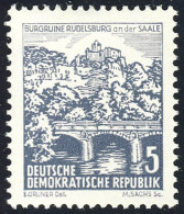 835 Landschaften/Bauten Rudelsburg 5 Pf ** - Neufs