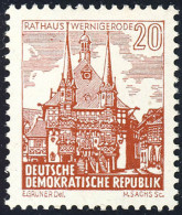 837 Landschaften/Bauten Wernigerode 20 Pf ** - Unused Stamps