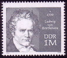 1631 Ludwig Van Beethoven 1 M Aus Block 33 ** - Unused Stamps