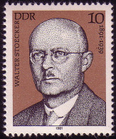 2592 Persönlichkeiten Arbeiterbewegung 1981 Stoecker ** - Unused Stamps