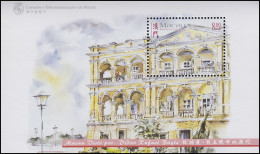 Macao: Stadtansicht & Architektur - Zeichnung Von Rafael Bayle 1998, Block ** - Sonstige & Ohne Zuordnung