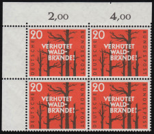 283 Waldbrandverhütung ** Eck-Vbl O.l. Dg-1 - Unused Stamps