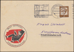 Mahn-Postkarte Der Zeppelin-Wohlfahrt Bücherei, Friedrichshafen 10.11.61 - Zeppelin