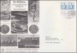 Berlin PU 114/2 50 Jahre Olympische Spiele In Deutschland, SSt Ludwigsburg 1986 - Otros & Sin Clasificación