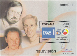 Spanien Block 94 Fernsehen: Senderemblem, **/MNH - Otros & Sin Clasificación