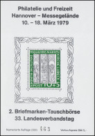 Sonderdruck Lübecker Fenster FAKSIMILE 139 Zum LV Hannover-Messe 1979 - Posta Privata & Locale