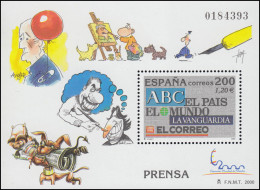 Spanien Block 96 Presse: Zeitungsnamen, **/MNH - Autres & Non Classés