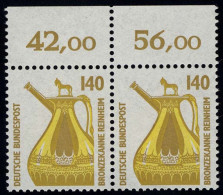 1401 SWK 140 Pf Paar OR ** Postfrisch - Unused Stamps