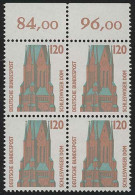 1375 SWK 120 Pf OR-Viererbl. ** Postfrisch - Nuevos