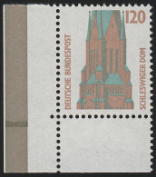 1375 SWK 120 Pf Ecke Ul MIT Naht ** Postfrisch - Unused Stamps