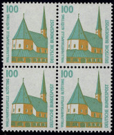 1406u SWK 100 Pf Viererblock ** Postfrisch - Unused Stamps