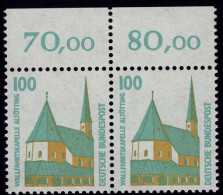 1406u SWK 100 Pf Paar OR ** Postfrisch - Unused Stamps