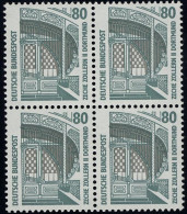 1342 SWK 80 Pf Viererblock ** Postfrisch - Unused Stamps