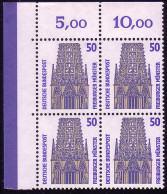 1340 SWK 50 Pf Eck-Vbl. Ol ** Postfrisch - Unused Stamps