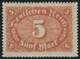 174a Freimarke Ziffer Im Oval 5 M Wz 1 ** - Unused Stamps