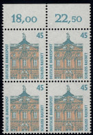 1468 SWK 45 Pf OR-Viererbl. ** Postfrisch - Neufs