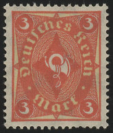 192 Freimarke Posthorn 3 M Wz 2 ** - Unused Stamps