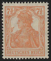 99a Germania 7 1/2 Pf Lebhaftorange ** - Ongebruikt