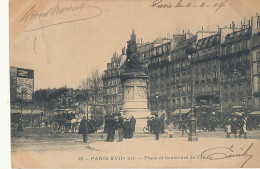 75 // PARIS   XVII EME   Place Et Boulevard De Clichy  18 - Paris (17)