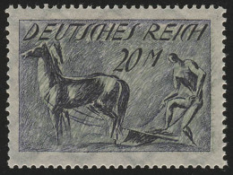 196 Freimarke Pflüger 20 M Wz 2 ** - Unused Stamps