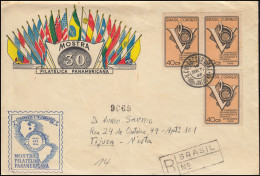 686 Postkongress MeF R-Bf. Ausstellung Panamerikana SSt RIO DE JENEIRO 16.9.1946 - Filatelistische Tentoonstellingen