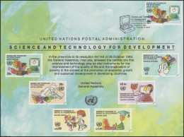 UNO Erinnerungskarte EK 42 Wissenschaft Und Technik 1992, NY-FDC 2.10.1992 - Autres & Non Classés