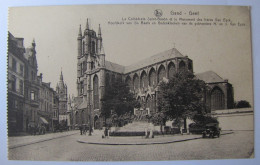 BELGIQUE - FLANDRE ORIENTALE - GENT (GAND) - La Cathédrale Saint-Bavon Et Le Monument Des Frères Van Eyck - Gent