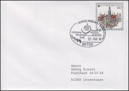 1965 Nördlingen & Stadtansicht, EF FDC ESSt 1000 Jahre Nördlingen 22.1.1998 - Otros & Sin Clasificación