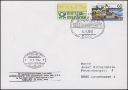 1583y Koblenz, MiF Brief SSt Koblenz Confluentes 2000 & Stadtansicht 25.4.1992 - Andere & Zonder Classificatie